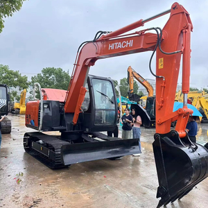 Excavadora de orugas hidráulica usada en Japón Original Hitachi ZX70 de 7 toneladas en venta Características Componentes de engranajes de motor central - Product Image 1