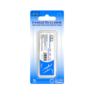 Hilo Dental con Soporte, 10 Unidades, Extra Fuerte, Para Dientes Limpios y Encías Saludables - Product Image 1