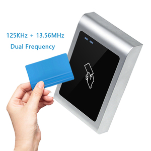 APP TuyaSmart 125 metallo per esterni khz EM & 13.56MHz rfid lettore di schede di prossimità sistema di controllo di accesso wiegand 26 wiegand 34 ip68 - Product Image 4