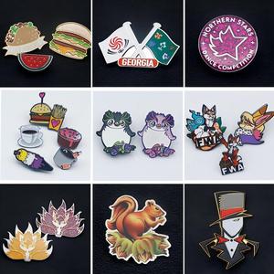 Fabricante forma personalizada Logo Metal lindo Animal suave esmalte duro tonto divertido ganso broche insignia solapa Pin - Product Image 5