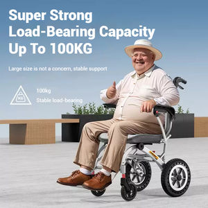 20km più economico in alluminio leggero potere pieghevole sedia a rotelle elettrica per disabili pieghevole Ultra leggera batteria al litio portatile - Product Image 2
