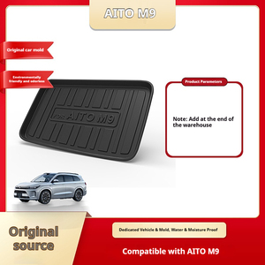 Tapis de coffre et doublure de dossier de voiture en TPE pratique, imperméable toutes saisons pour <span class=keywords><strong>AITO</strong></span> M9 2024-2025 - Product Image 3