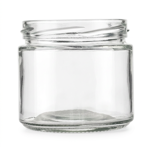280ml Fabrik-Großhandel Klares Rundes Weithalsglas mit Schraubverschluss für Marmelade, <span class=keywords><strong>Honig</strong></span>, Sauce, Lebensmittelverpackung - Product Image 1