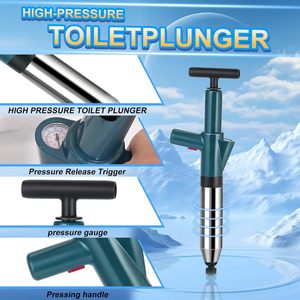 Desatascador de Inodoro de Alta Presión con Mango de Goma Flexible, Bomba de Succión para Inodoro, Solución para Desatascar - Product Image 3