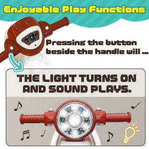 รถสกู๊ตเตอร์ขนาดเล็กสำหรับเด็กเล็กมอเตอร์ไซค์รถของเล่นเด็ก - Product Image 4