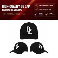 Cappellini da Baseball di Alta Qualità a 5 Pannelli DH HAYS X JUNIOR H con Visiera Curva e Ricamo 3D, Cappelli Originali di Qualità Beard