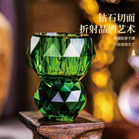 Ensemble de verres à liqueur en cristal de style chinois en forme de gourde, ornement Arbre à argent, verseur de vin, verres à shot individuels, design moderne et minimaliste