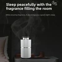 Diffuseur de parfum portable pour voiture, machine à parfum d'huiles essentielles à nano-brume automatique rechargeable et silencieuse pour grille d'aération de voiture et maison