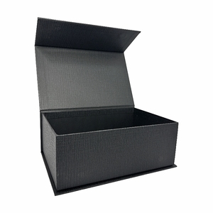 2024 ขายร้อนโลโก้ที่กําหนดเองผ้าพิเศษกระดาษสีดํา lmagenetic กล่องกระดาษแข็งสําหรับบรรจุภัณฑ์กล่องของขวัญ - Product Image 2