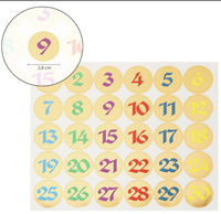 Ramadan/Eid Mubarak islamique, 30 boîtes cadeaux en papier jetables non toxiques de petite taille pour les fournitures de fête pour enfants