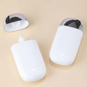 OEM ODM Round Shape 50g PE <b>Plastic</b> Cosmetic Jar Hand Cream Body Lotion Sunscreen Skin Care <b>Empty</b> <b>Bottle</b> Packaging Container - Product Image 5