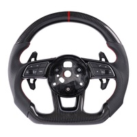 Volant pour Audi A4/A5/Q5/R8/S4/RS5/TT en cuir carbone 3 branches sport