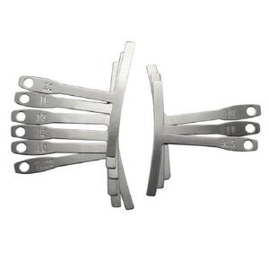 Medidor de radio de guitarra en forma de T, herramienta universal para medir la curvatura de trastes y diapasón para la configuración y reparación de guitarras eléctricas y bajos. - Product Image 1