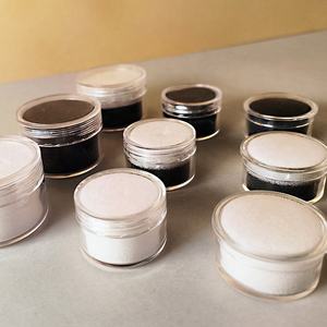 Scatole di pietre preziose di plastica rotonde piccole circolari di vendita calda scatola di immagazzinaggio dei gioielli della cassa dei gioielli dell'esposizione del diamante - Product Image 3