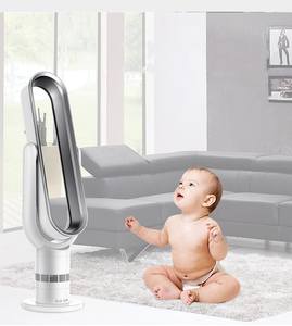 Moteur sans balais DC certifié CE refroidisseur d'air sur pied ventilateur sans pales faible oscillation en décibels ménage à 71 degrés - Product Image 1