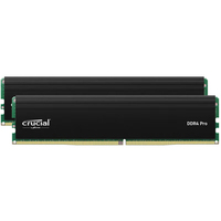 Kit de Memoria Crucial Pro DDR5-6000 de 64 GB (32 GB x 2) UDIMMOC para Juegos, Color Blanco, CP2K32G60C40U5W