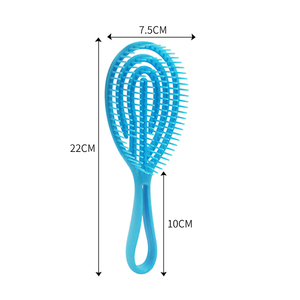 Cepillo de peluquería flexible al por mayor, cepillo tipo paleta <span class=keywords><strong>Denman</strong></span> con logotipo personalizado, cerdas de nailon antiestáticas, cepillo desenredante - Product Image 2