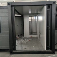 Maison préfabriquée de luxe en conteneur pliable et extensible de 20 pieds ou 40 pieds, maison mobile modulaire portable, maison préfabriquée en conteneur avec 4 chambres