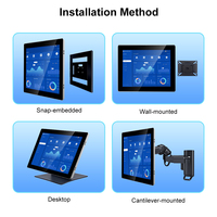 8 10.1 pouces IP65 panneau avant étanche 12V DC moniteur à écran plat industriel moniteur à écran tactile moniteur Lcd industriel