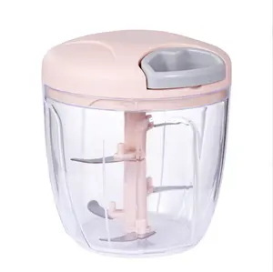 Amz Top Seller Kitchen Vegetables Blender Garlic Cutter Mini Manual Food Meat Vegetable Crusher Garlic Press Chopper