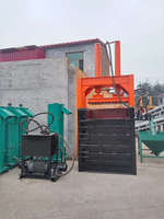 Compacteur horizontal automatique de plastique, presse à déchets plastiques de 50 tonnes pour usine de recyclage