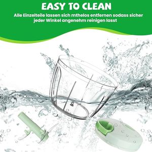 Portable Durable Manual Pulling Garlic Chopper Novel Design for Efficient Chopping Garlic Onion Meat Fruit Vegetable Tool - Product Image 4