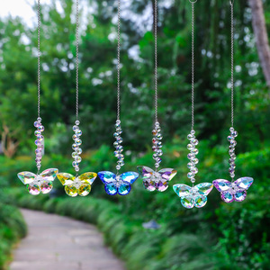 1pc Crystal Suncatcher Window Hanging Butterfly Sun Catchers Colored Crystals Prism <strong>Rainbow</strong> <strong>Maker</strong> for Window Garden Outdoor - Product Image 6