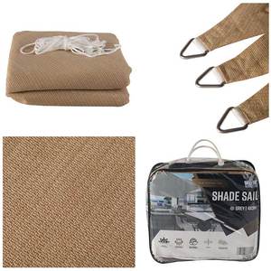 Voile d'ombrage tissée en HDPE et polyester pour extérieur, patio, abri <span class=keywords><strong>de</strong></span> voiture, protection contre la pluie, auvent <span class=keywords><strong>de</strong></span> jardin, cour, plage, ombrage 85%-99% - Product Image 3