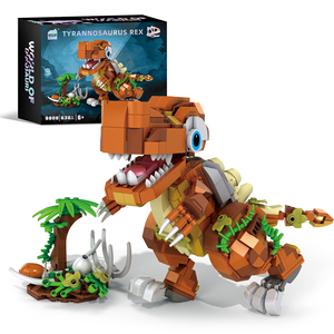 Nouveaux modèles de blocs de construction en plastique <span class=keywords><strong>Dino</strong></span>, jouets éducatifs DIY pour garçons - Product Image 1