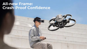 professional Analog FPV Racing Drone Kit UAV With Goggles Remote Controller Fixed-Wing FPV Racing Kit For Outdoor Adventures UAV - Product Image 5