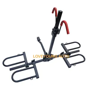 Staal Opvouwbare Hot Koop Outdoor 4X4 Camping Dirt Bike Rack Vet Fiets Carrier Hitch Mount Auto Rekken