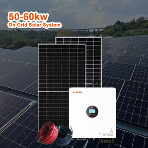 Système solaire connecté au réseau industriel BLUESUN 50 kW 60 kW, kit complet <span class=keywords><strong>de</strong></span> panneaux solaires, haute efficacité, pour usage commercial - Product Image 1