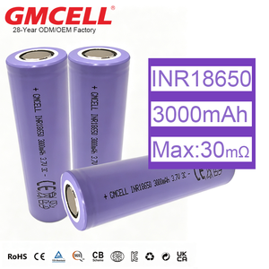 แบตเตอรี่ลิเธียม 18650 ขายส่ง ความจุ 3000mAh แรงดัน 3.7V รุ่น INR18650 แบตเตอรี่ Li-Ion สำหรับชุดแบตเตอรี่เครื่องมือไฟฟ้า - Product Image 1