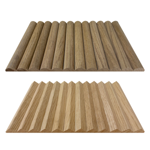 Pannelli murali decorativi curvi flessibili in legno scanalati in legno pieghevole pannello di parete per il moderno Interior Design - Product Image 4