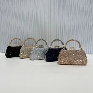 High Quality Fashion Ladies Evening <b>Wedding</b> Party <b>Clutch</b> Bag with Full Beading and Waterproof Design for Women - Product Image 1