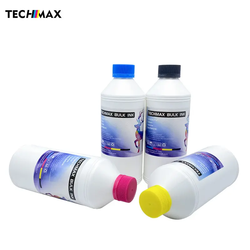 Techmax Low Geur Hot Sale Pigment Inkt Op Basis Van Kunst Papier Inkt Op Basis Van Water Gekenmerkt Door Niet Gecoat Voor Epson Printkop 1000Ml