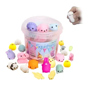 5 12 24 30 36 64 pezzi Set Mainan Anak Mini piccolo animale Fidget sensoriale Mochi spremere STRESS bambini giocattoli Squishy