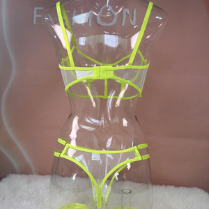 New High Quality Luxury See-Though Mesh Lingerie <b>Set</b> <b>Sexy</b> Fishbone <b>Bra</b> <b>Set</b> for Mature Woman - Product Image 3
