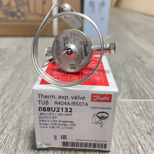 วาล์วขยายตัว Danfoss รุ่น 068U2132 สำหรับสารทำความเย็น R404A R507A ขนาด 3/8 นิ้ว x 1/2 นิ้ว แบบ Angleway Solder ODF สำหรับระบบทำความเย็น - Product Image 1
