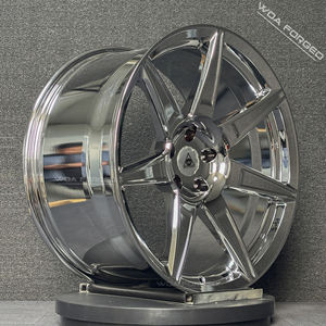 عجلة مصنوعة حسب الطلب مقعرة ومصقولة بالكروم مقاس 18 و19 و20 بوصة 5x120 5x114.3 5x112 لسيارة موستانج - Product Image 2