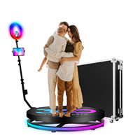 Station de partage portable magique pour mariage, photomaton rotatif instantané, boîte de photomaton avec caméra 360°