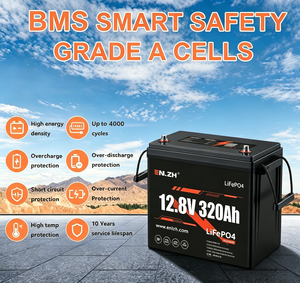 Batteries lithium-ion de qualité supérieure Enlzh, prismatiques, 12,8 V 320 Ah, batterie Lifepo4 12,8 V pour système de stockage d'énergie solaire - Product Image 3