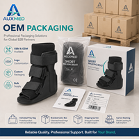 Attelle orthopédique courte non gonflable pour immobilisation de la cheville, pour fracture, entorse de la cheville, récupération post-opératoire, tendon d'Achille