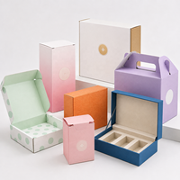 Boîte d'emballage en papier personnalisée, boîte pliante, boîte à courrier, boîte cadeau rigide avec impression de logo, fabricant OEM ODM