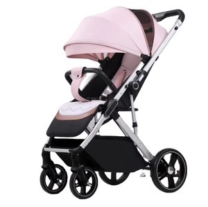 Poussette Bébé Wisesonle à Vue Haute, Landau <span class=keywords><strong>Porte</strong></span>-Bébé, Vente Directe Fournisseur Chinois, Cadre en Acier Inoxydable Oxford Personnalisé OEM, 15kg - Product Image 4