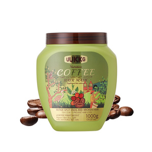 UUKKG Café Venta caliente Tratamiento de colágeno natural Orgánico <span class=keywords><strong>Mejor</strong></span> queratina Control de aceite <span class=keywords><strong>Mascarilla</strong></span> para el cabello - Product Image 1