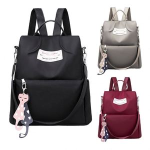 Mochila antirrobo de tela Oxford de gran capacidad y moderna con cremallera para estudiantes - Product Image 1