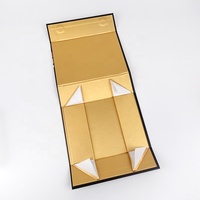 Boîte en carton rigide pliable de luxe personnalisée pour desserts, avec couvercle à fermeture magnétique, élégante boîte cadeau pour macarons et biscuits, emballage magnétique