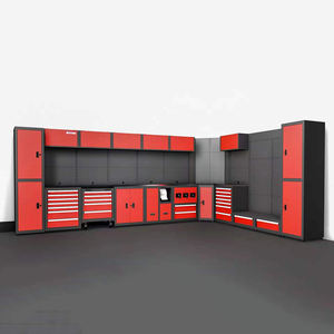 خزانات أدوات لورش العمل ذات الخدمة الشاقة ومقعد طاولة عمل خزانة مرآب للتخزين - Product Image 2