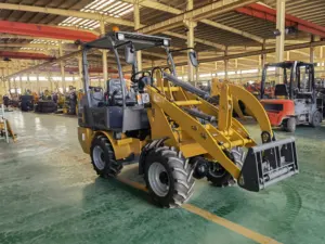 Cheap 400kg-6ton Top EPA Kubota Engine Mini Wheel Crawler Loader Small Diesel/electric Loader With Cabin Automatic Loader